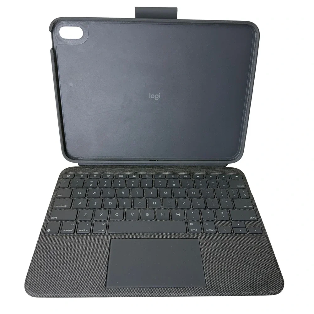 Logitech Combo Touch iPad Pro 11 Grey Backlit Keyboard Case Trackpad YU0081